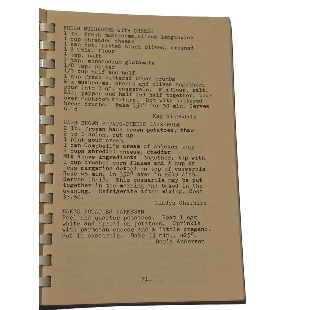 East 91st Street Christian Church Cookbook Indianapolis IN Womens Guild Vintage - Picture 7 of 8